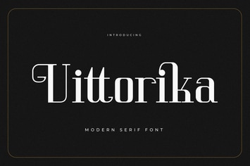 Vittorika Modern Serif Font
