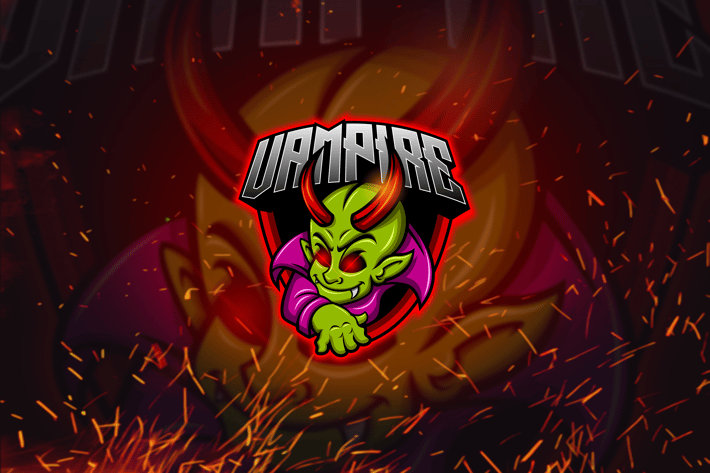 Baby Vampire - Mascot & Esports Logo Template