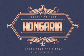 Hongaria - Luxury Sans Serif Font
