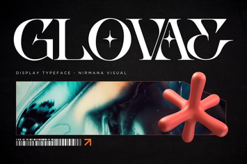 Glovae Modern - Logo Font