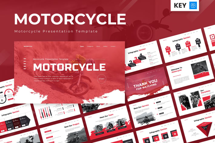 Motorcycle - Motorcycle Keynote Templates