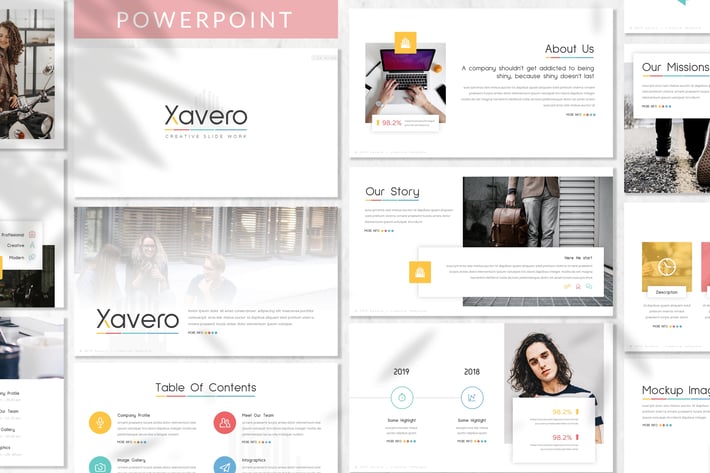 Xavero - Business Powerpoint Template