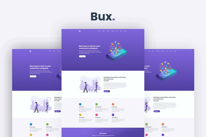 Bux - Startup and SaaS Template