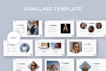Sunglass Outfit - Keynote Template