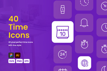Time Icon Set