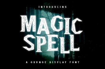 Magic Spell - Magical Grunge Display Font