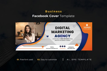 Business r27  Facebook Cover Template