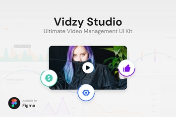 Vidzy Studio - Ultimate Video Management UI Kit