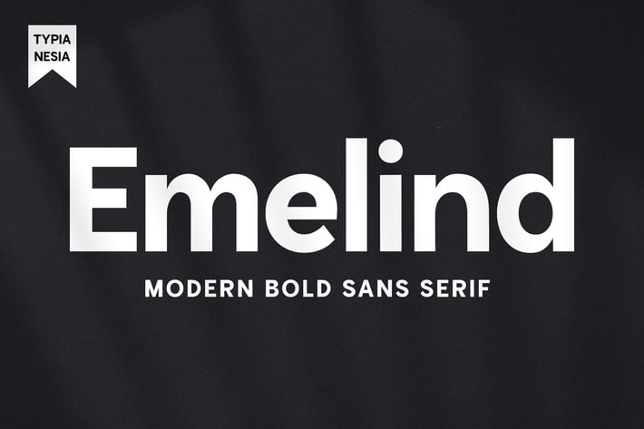 Emelind - Modern Logo Sans