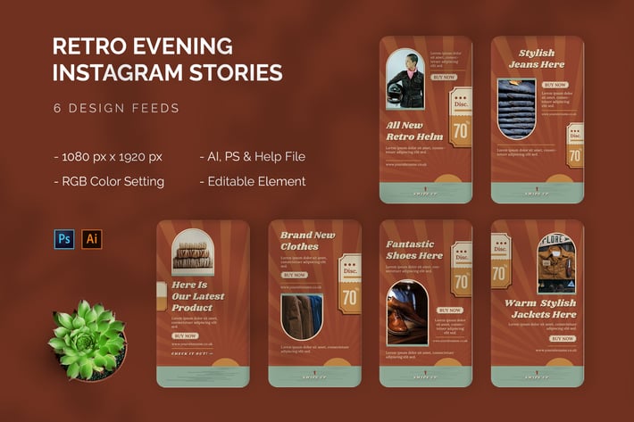 Retro Evening - Instagram Story