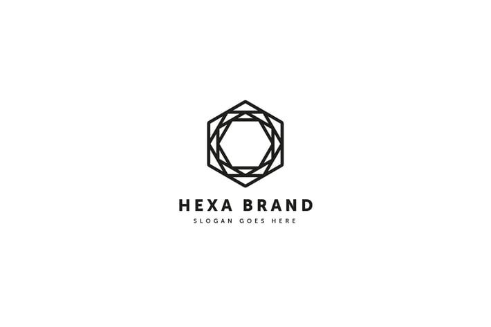 Hexa Brand Logo Template
