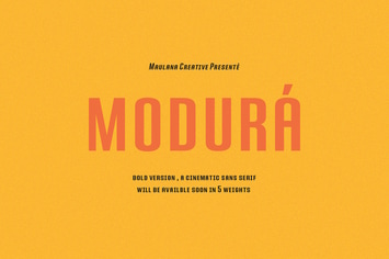 Modura Sans Font