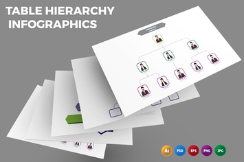Table Hierarchy – Infographics Design