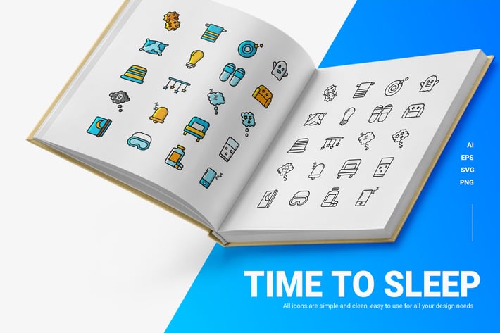 Time To Sleep - Icons