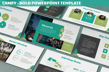 Campy - Bold Powerpoint Template