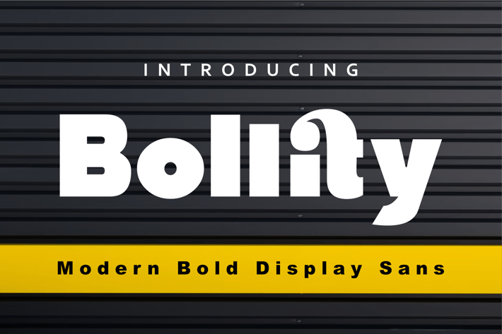 Bollity - Modern Bold