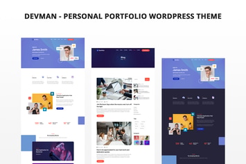 Devman - Personal Portfolio WordPress Theme
