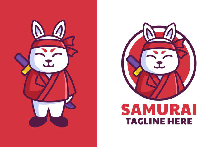 Japanese Rabbit Samurai