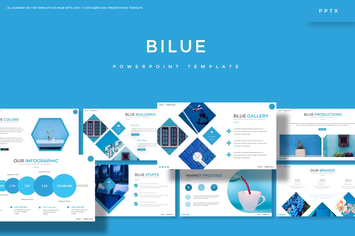 Bilue - Powerpoint Template
