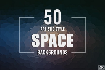 50 Artistic Style Space Backgrounds
