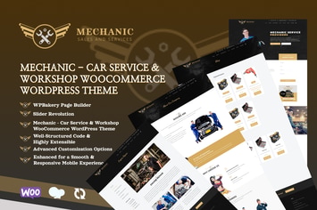 Mechanic - Car Service & Repair WordPress Theme