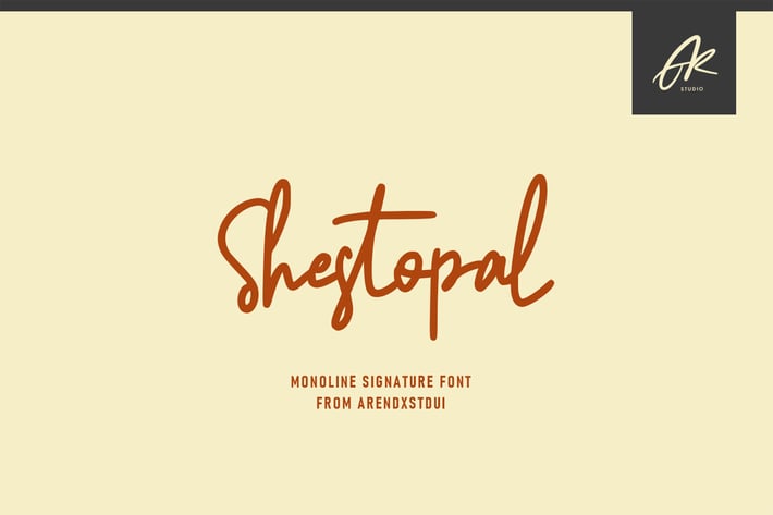 Shestopal Monoline Signature