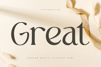 Great - Modern Beauty Elegant Font