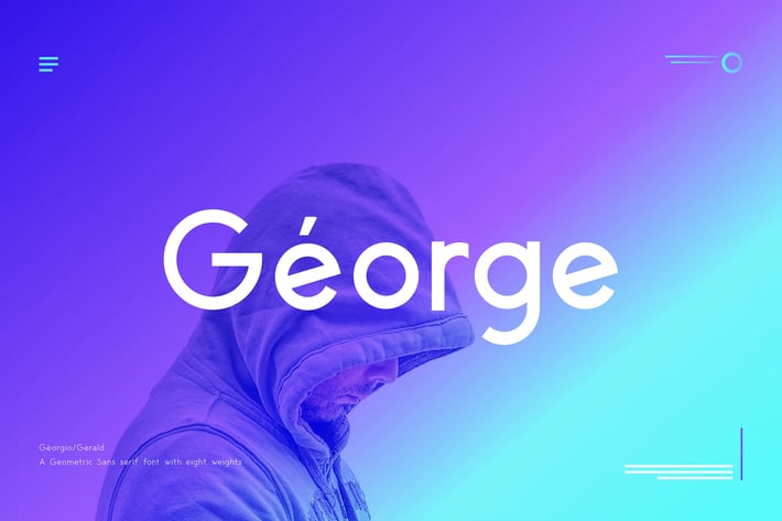George Sans Geometric Typeface