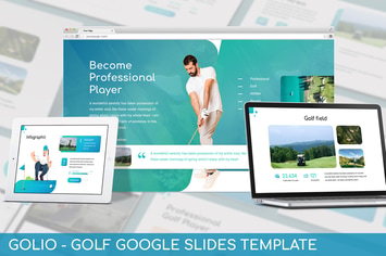 Golio - Golf Google Slides Template