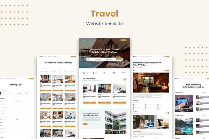 Travel Agency Website Template