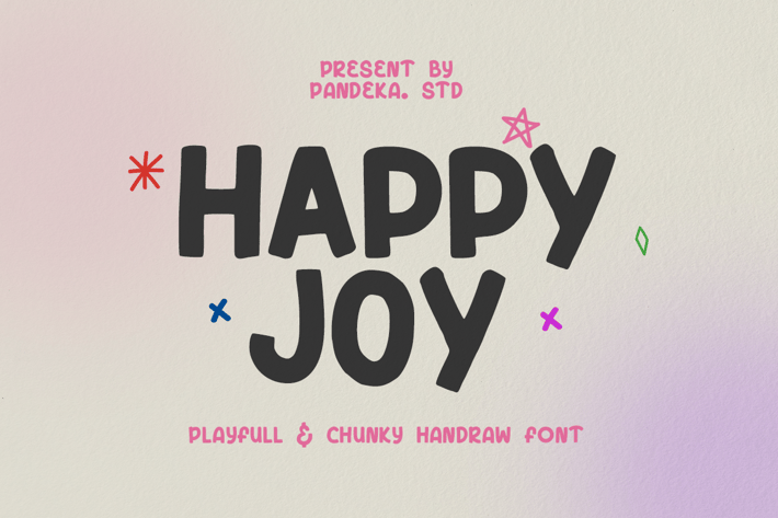 Happy Joy - Playful Chunky Font