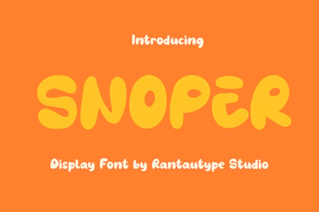Snoper Display Font