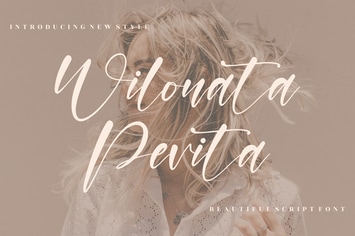 Wilonata Pevita Script Font