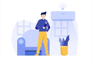 Smart Home Flat Vector Illustration