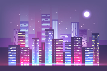Night City Skyline