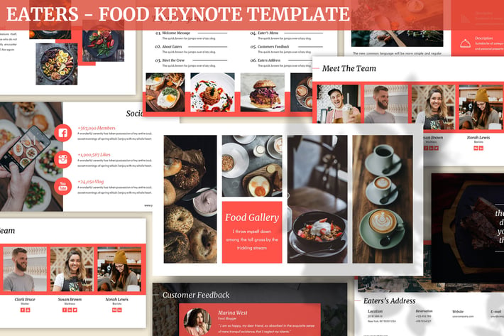 Eaters - Food Keynote Template