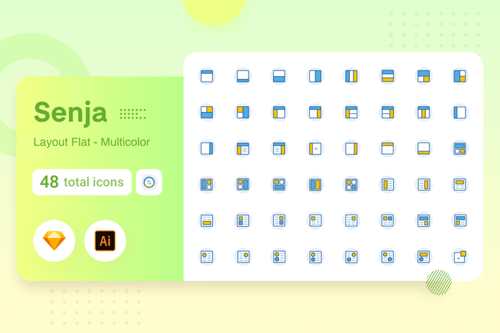 Multicolor Senja - Layout 