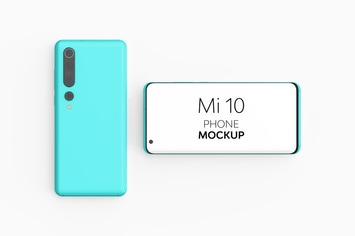Mi 10 Phone Mockup