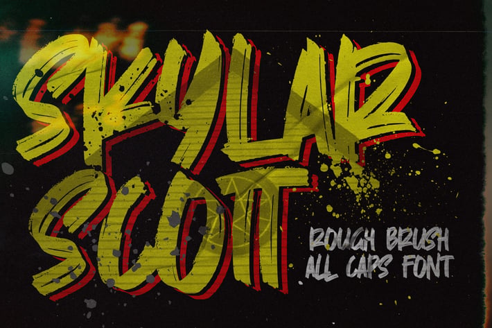 Skylarr Scott - Handwritten Brush font
