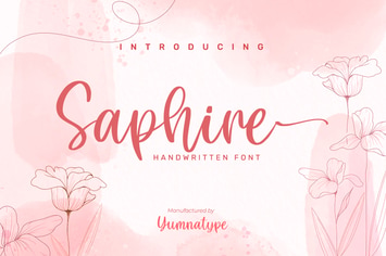 Saphire-Elegant Handwritten Font