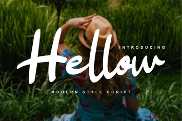 Hellow | Modern Style Script Font