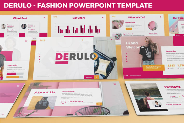Derulo - Fashion Powerpoint Template