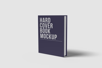 A5 Hard Cover Book Mokcup