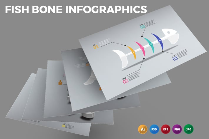 Fish Bone – Infographics Design