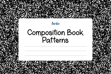 Composition Notebook Patterns