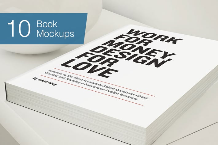 Book Mockup - 10 poses