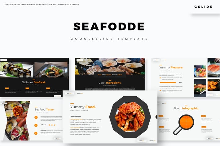 Seafodde - Google Slides Template