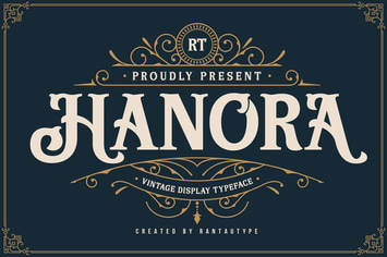 Hanora Vintage Font