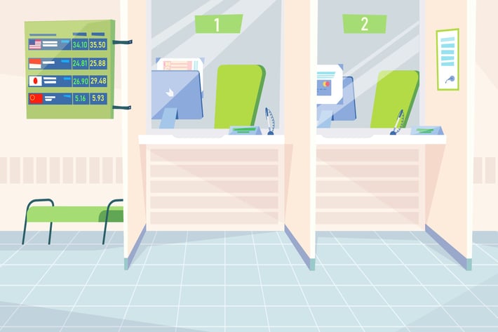 Cash Desk - Illustration Background