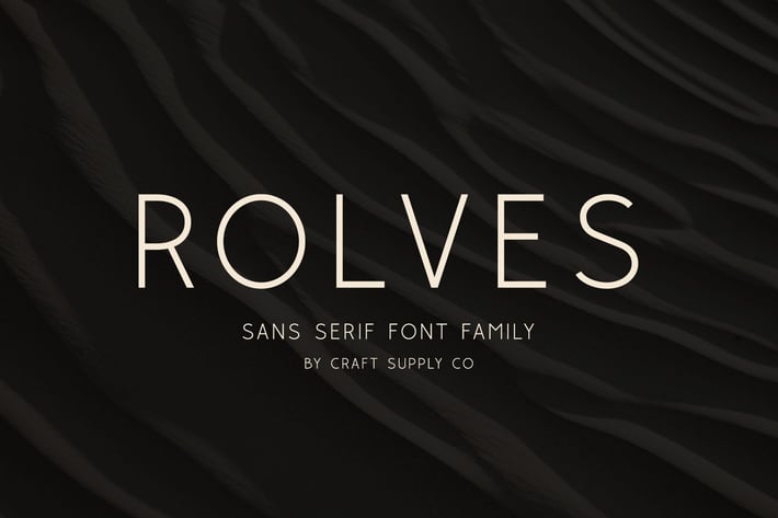 Rolves - Sans Serif Font Family | 8 Fonts